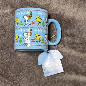 Peanuts Snoopy Ugly Sweater Christmas Holiday Mug